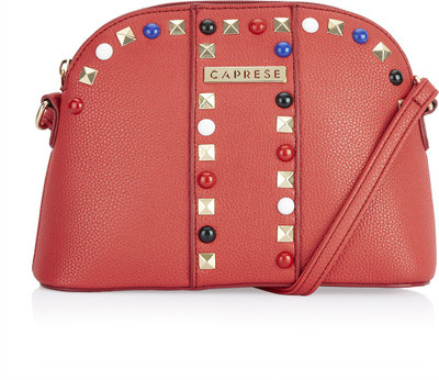 

Caprese Women Casual Red Leatherette Sling Bag