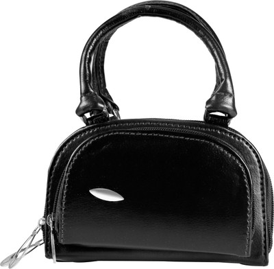 Howdy Women Casual Black Leatherette Hand-held Bag