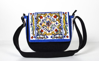 

Shaun Design Girls Casual Multicolor Denim Sling Bag