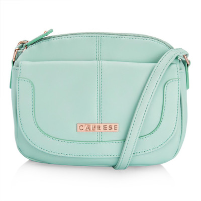 

Caprese Women Casual Blue Leatherette Sling Bag