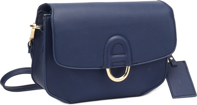 

Allen Solly Women Casual Blue PU Sling Bag