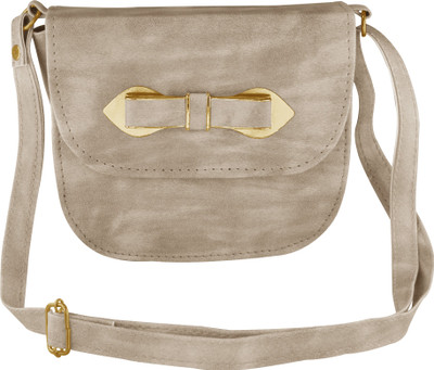 

Howdy Women Casual Grey Leatherette Sling Bag