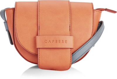

Caprese Women Casual Orange Leatherette Sling Bag