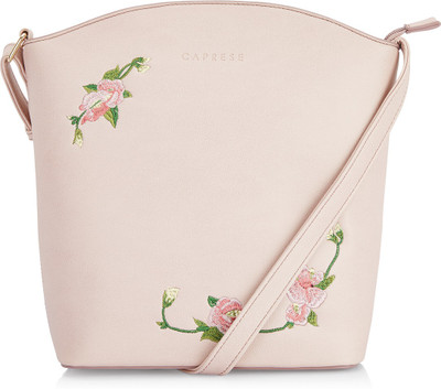 

Caprese Women Casual Beige Leatherette Sling Bag
