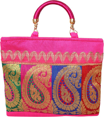 

Eshopmart Women Casual Multicolor Cotton Hand-held Bag