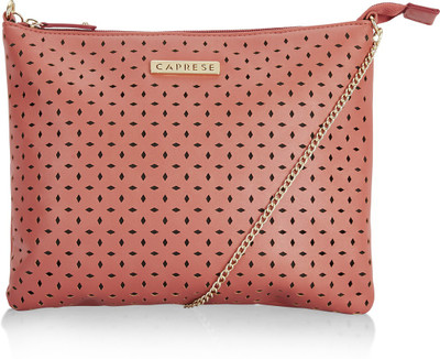 

Caprese Women Casual Pink Leatherette Sling Bag