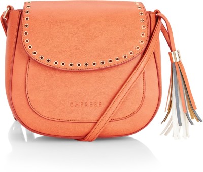 

Caprese Women Casual Orange Leatherette Sling Bag