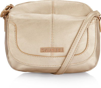 

Caprese Women Casual Beige Leatherette Sling Bag