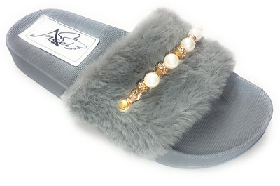 

Angel Fashion Slides, Grey