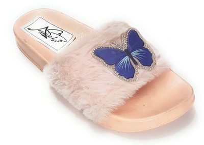 

Angel Fashion Slides, Pink