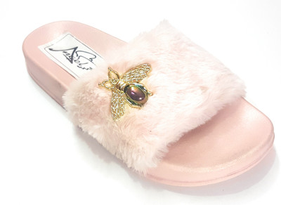 

Angel Fashion Slides, Pink