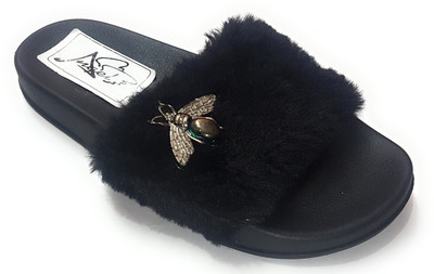 

Angel Fashion Slides, Black
