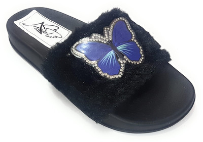 

Angel Fashion Slides, Black