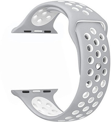 

Memore Nike Sport replacement Loop Band for Apple Watch Nike+ Series 1, Series 2, Series 3/38mm Grey-White Smart Watch Strap(Grey, White)