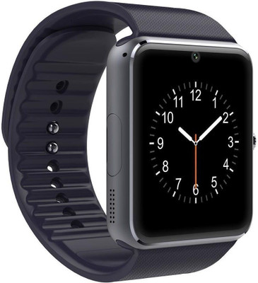 

Wonder World ® GT08 Sport Office Bluetooth Black Smartwatch(Black Strap Regular)