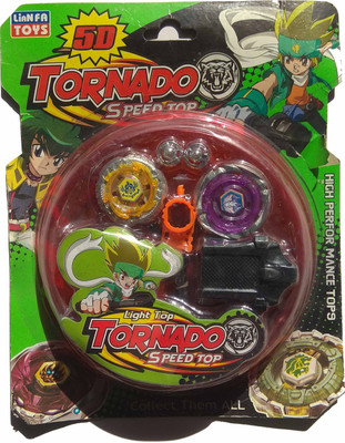 

Zeus Beyblade Stadium Battle with 2 Beyblades and 1 Launchers Bey Blade Spinning Tops(Multicolor)