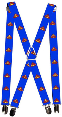 

One Point Collections X- Back Suspenders for Men, Boys, Girls(Blue)