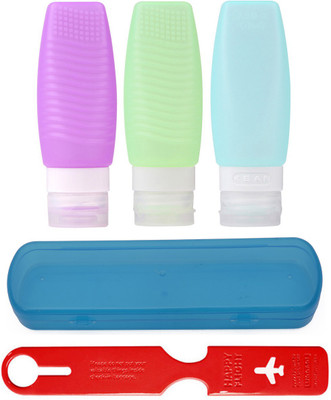 

Store2508 Silicone Travel Bottles Set (Set of 3)(Multicolor)