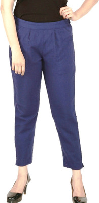 CHINMAYA Regular Fit Women Blue Trousers