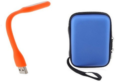 

durReey Mini Flexible USB LED Light Lamp for Laptop Computer Keyboard Reading Notebook with Bubble Design Case 2.5 Inch Pouch for Multipurpose Use D2 Led Light, Laptop Accessory(Blue, Orange)