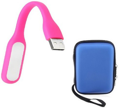 

durReey Mini Flexible USB LED Light Lamp for Laptop Computer Keyboard Reading Notebook with Bubble Design Case 2.5 Inch Pouch for Multipurpose Use D3 Led Light, Laptop Accessory(Blue, Pink)