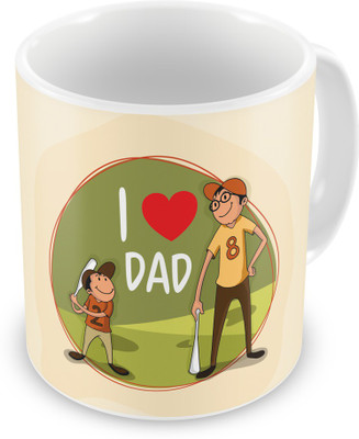 

Indigifts 23 Ceramic Mug(330 ml), Yellow