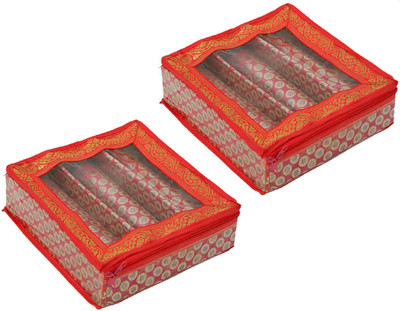 

Kuber Industries Bangle Box In Velvet Hard Board Material Set of 2 Pcs (Single Roll+2 Roll) (Code-COM004) Jewellery Vanity Box(Multicolor)