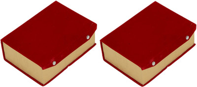 

Kuber Industries Two Roll Bangle Box In Velvet Hard Board Material Set of 2 Pcs (Code-COM027) Jewellery Vanity Box(Maroon)
