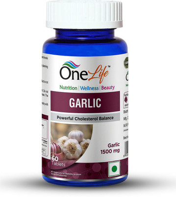 

OneLife Garlic - Blood Pressure tablets (1500 mg)(1850 mg)