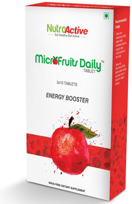

NutroActive Microfruits Daily Tablets healthy energy boosters(30)