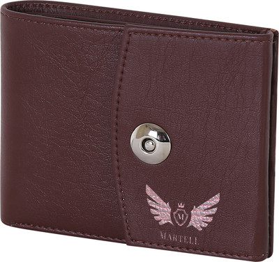 

Martell Men Brown Artificial Leather Wallet(6 Card Slots), Dark brown