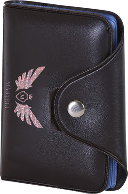 

Martell Men Brown Plastic Card Holder(10 Card Slots), Dark brown