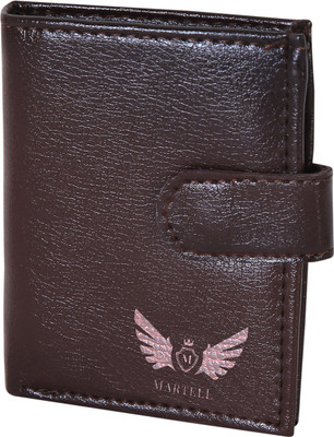 

Martell Men Brown Artificial Leather Card Holder(14 Card Slots), Dark brown