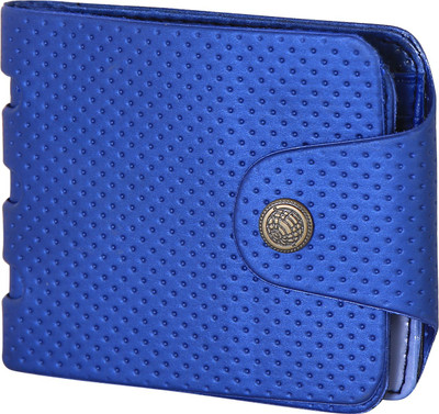 

Martell Men Blue Artificial Leather Wallet(4 Card Slots)