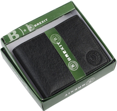 

Brexit Boys Black Artificial Leather Wallet(10 Card Slots)