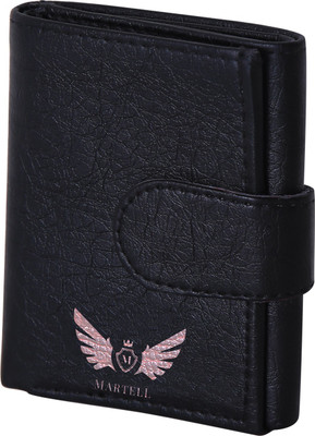 

Martell Men Black Artificial Leather Wallet(1 Card Slot)