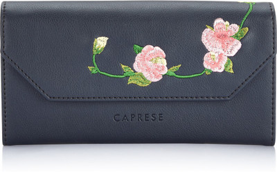 

Caprese Women Orange Artificial Leather Wallet(6 Card Slots), Medium midnight