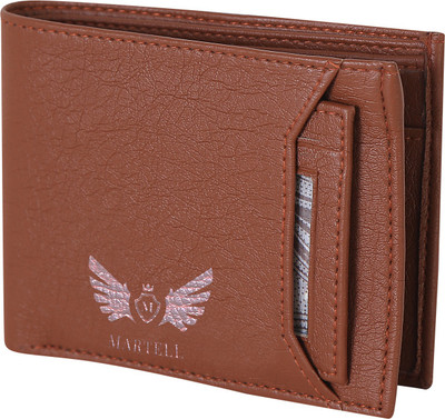 

Martell Men Brown Artificial Leather Wallet(4 Card Slots), Light brown