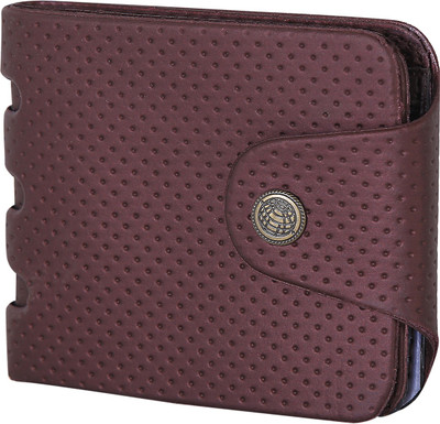 

Martell Men Pink Artificial Leather Wallet(4 Card Slots), Brown