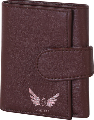 

Martell Men Brown Artificial Leather Wallet(1 Card Slot), Dark brown