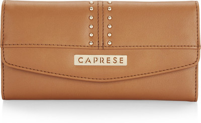 

Caprese Women Orange Artificial Leather Wallet(6 Card Slots), Tan