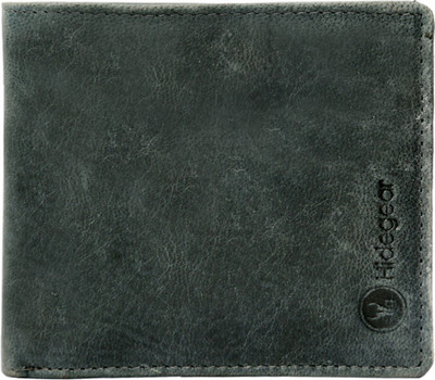 

hidegear Men Grey Genuine Leather Wallet(6 Card Slots)