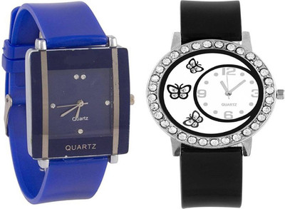 

Gopal Shopcart Blue And black batterfly Watch - For Women Watch - For Girls