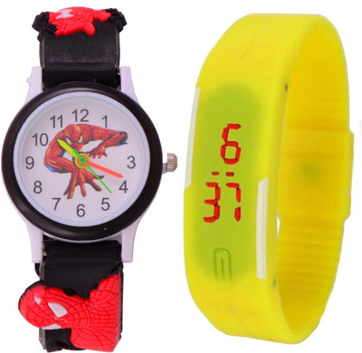 

Zest4Kids - Round Dial Cute Multip coloured - Children Favourite - Good Return Gift -1234911 Watch - For Boys & Girls