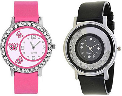 75 Off On Freny Exim Attractive And Stylish Pink And Black Colour Strap Designer Womens Combo Watches For Ladies Glory Series 40 Analog Watch For Girls On Flipkart Paisawapas Com