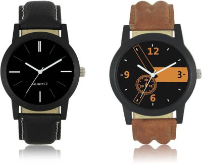 Varni Retail Top Blue and Brown Strap Lorem Boys Sports Combo Watch For Men Watch - For Men