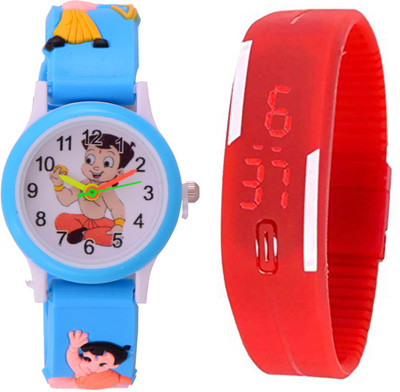 

Zest4Kids - Round Dial Cute Multip coloured - Children Favourite - Good Return Gift -1234903 Watch - For Boys & Girls