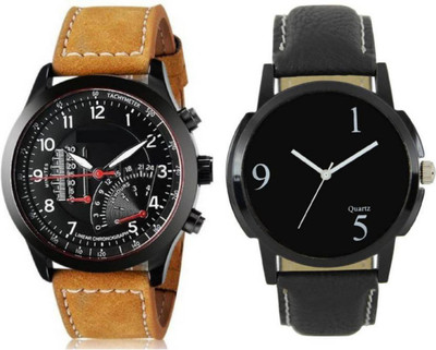 

PMAX CURREN BROWN AND LEATHER 195 BLACK NEW STYLISH FOR Watch - For Men