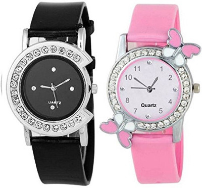 

Freny Exim Stylish and beautiful diamond studded and butterfly dial women watch Glory_series_1 Watch - For Girls