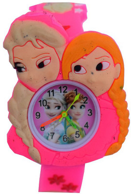 

VITREND (R-TM) New Design Cartoon ASA & ANNA Stylish Analog (Random Colors Will Be Sent) Watch - For Boys & Girls